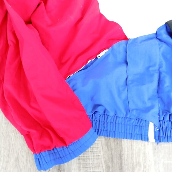 Firestone Racing Red White Blue Windbreaker Jacket Made in USA XXL - Picture 2 of 12